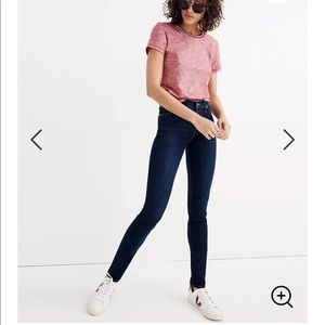 EUC Madewell Taller 9” high rise skinny jeans 💙